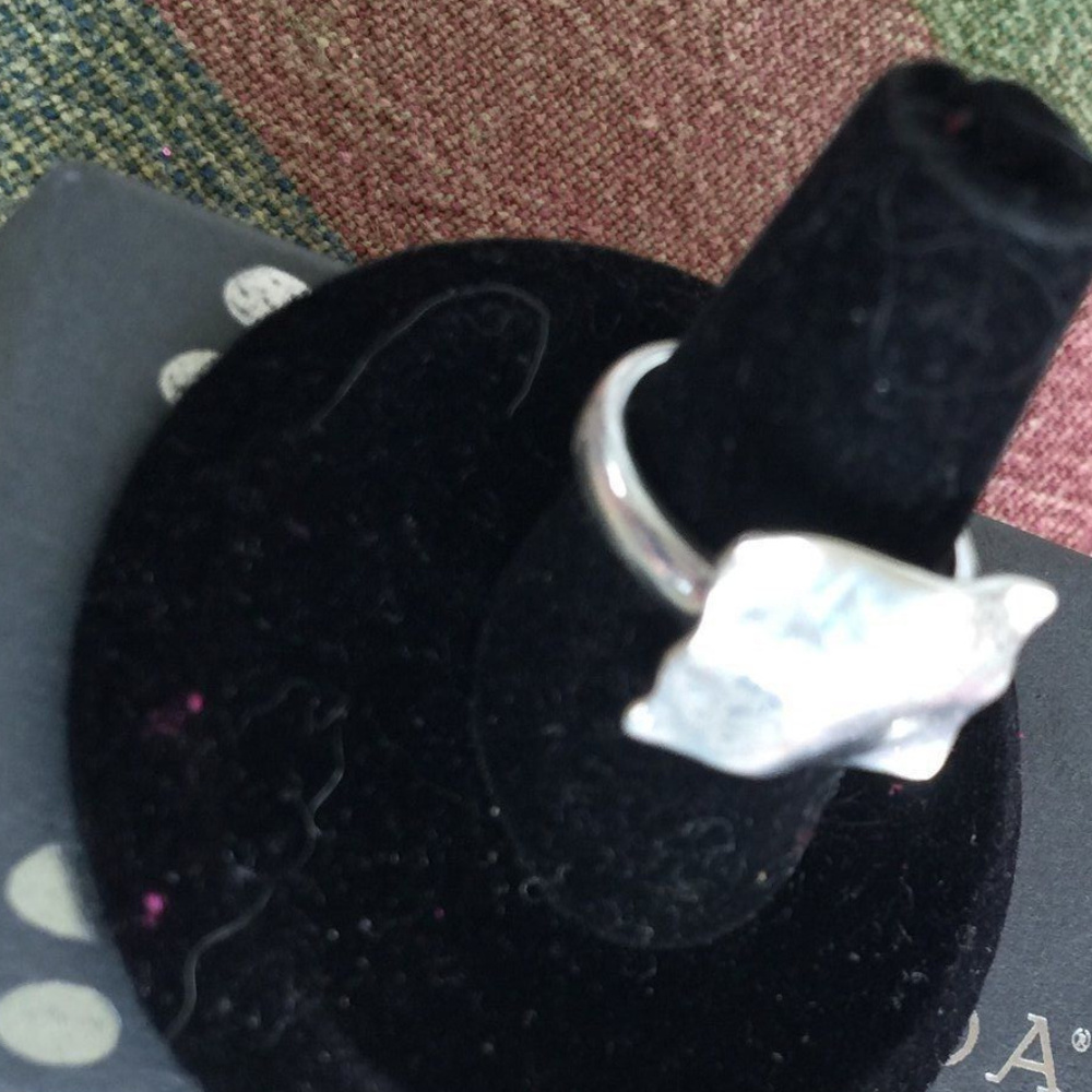 Silpada Square Root Ring-size R3358 New - Picture 3 of 3